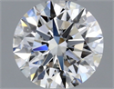 Natural Diamond 0.45 Carats, Round with Excellent Cut, F Color, VS2 Clarity and Certified by GIA