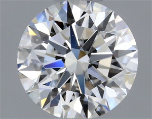 Picture of Natural Diamond 0.45 Carats, Round with Excellent Cut, F Color, VS2 Clarity and Certified by GIA