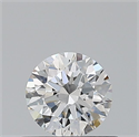 Natural Diamond 0.40 Carats, Round with Excellent Cut, F Color, VVS2 Clarity and Certified by GIA