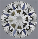 Natural Diamond 0.41 Carats, Round with Excellent Cut, I Color, SI1 Clarity and Certified by GIA