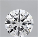 Natural Diamond 2.10 Carats, Round with Excellent Cut, G Color, VS2 Clarity and Certified by GIA