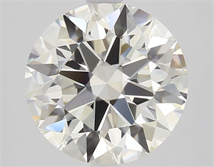 Picture of Natural Diamond 3.08 Carats, Round with Excellent Cut, J Color, VVS1 Clarity and Certified by GIA