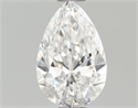 Natural Diamond 0.90 Carats, Pear with  Cut, D Color, VS1 Clarity and Certified by GIA