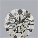 Natural Diamond 0.50 Carats, Round with Excellent Cut, I Color, SI1 Clarity and Certified by IGI