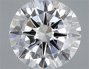 Picture of Natural Diamond 0.40 Carats, Round with Very Good Cut, D Color, SI1 Clarity and Certified by GIA