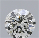 Natural Diamond 0.41 Carats, Round with Excellent Cut, I Color, SI1 Clarity and Certified by IGI