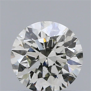 Picture of Natural Diamond 0.41 Carats, Round with Excellent Cut, I Color, SI1 Clarity and Certified by IGI