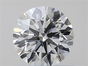 Picture of Natural Diamond 0.40 Carats, Round with Excellent Cut, G Color, SI1 Clarity and Certified by GIA