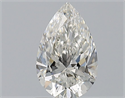 Natural Diamond 0.90 Carats, Pear with  Cut, H Color, VS2 Clarity and Certified by GIA