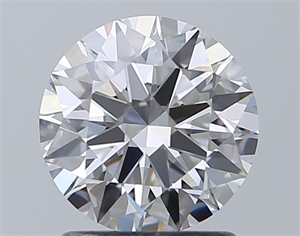 Picture of Natural Diamond 1.43 Carats, Round with Excellent Cut, D Color, IF Clarity and Certified by GIA