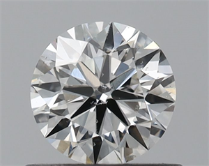 Picture of Natural Diamond 0.50 Carats, Round with Excellent Cut, G Color, SI1 Clarity and Certified by IGI