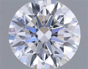 Picture of Natural Diamond 0.43 Carats, Round with Excellent Cut, G Color, SI2 Clarity and Certified by GIA