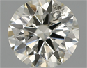 Natural Diamond 0.50 Carats, Round with Excellent Cut, I Color, SI2 Clarity and Certified by IGI