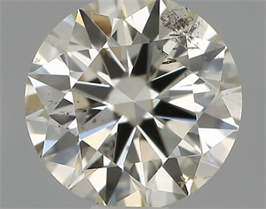 Picture of Natural Diamond 0.50 Carats, Round with Excellent Cut, I Color, SI2 Clarity and Certified by IGI