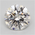 Natural Diamond 0.43 Carats, Round with Excellent Cut, H Color, VVS1 Clarity and Certified by GIA