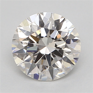 Picture of Natural Diamond 0.43 Carats, Round with Excellent Cut, H Color, VVS1 Clarity and Certified by GIA