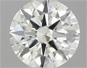 Natural Diamond 0.50 Carats, Round with Excellent Cut, K Color, VS2 Clarity and Certified by GIA