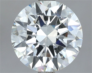 Picture of Natural Diamond 1.70 Carats, Round with Excellent Cut, H Color, VVS2 Clarity and Certified by GIA