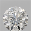 Natural Diamond 0.70 Carats, Round with Good Cut, J Color, I1 Clarity and Certified by GIA