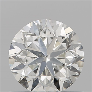 Picture of Natural Diamond 0.70 Carats, Round with Good Cut, J Color, I1 Clarity and Certified by GIA