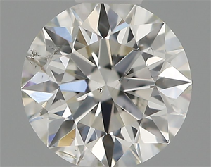 Picture of Natural Diamond 0.41 Carats, Round with Excellent Cut, G Color, SI2 Clarity and Certified by IGI