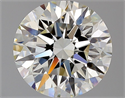 Natural Diamond 2.01 Carats, Round with Excellent Cut, J Color, VS1 Clarity and Certified by GIA