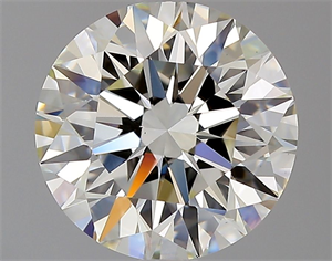 Picture of Natural Diamond 2.01 Carats, Round with Excellent Cut, J Color, VS1 Clarity and Certified by GIA