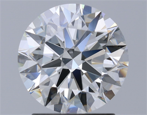 Picture of Natural Diamond 1.85 Carats, Round with Excellent Cut, H Color, VVS1 Clarity and Certified by GIA