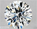 Natural Diamond 0.40 Carats, Round with Very Good Cut, H Color, SI2 Clarity and Certified by GIA