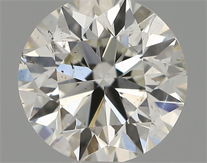 Picture of Natural Diamond 0.55 Carats, Round with Excellent Cut, H Color, SI2 Clarity and Certified by IGI