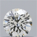 Natural Diamond 0.40 Carats, Round with Excellent Cut, J Color, VS1 Clarity and Certified by GIA