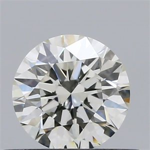 Picture of Natural Diamond 0.40 Carats, Round with Excellent Cut, J Color, VS1 Clarity and Certified by GIA