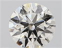 Natural Diamond 0.46 Carats, Round with Excellent Cut, I Color, SI2 Clarity and Certified by GIA