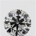 Natural Diamond 0.40 Carats, Round with Very Good Cut, H Color, I1 Clarity and Certified by GIA