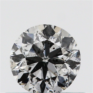 Picture of Natural Diamond 0.40 Carats, Round with Very Good Cut, H Color, I1 Clarity and Certified by GIA