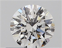 Natural Diamond 0.42 Carats, Round with Excellent Cut, D Color, SI1 Clarity and Certified by GIA