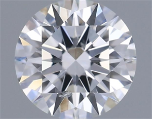 Picture of Natural Diamond 0.40 Carats, Round with Excellent Cut, F Color, SI2 Clarity and Certified by GIA