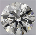 Natural Diamond 0.40 Carats, Round with Very Good Cut, D Color, SI1 Clarity and Certified by GIA