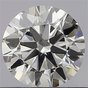 Picture of Natural Diamond 0.40 Carats, Round with Very Good Cut, D Color, SI1 Clarity and Certified by GIA