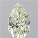 Natural Diamond 1.50 Carats, Pear with  Cut, K Color, SI2 Clarity and Certified by IGI