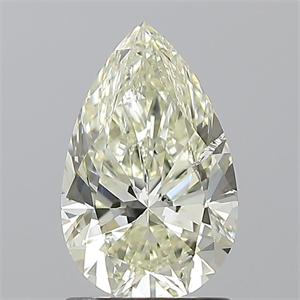 Picture of Natural Diamond 1.50 Carats, Pear with  Cut, K Color, SI2 Clarity and Certified by IGI