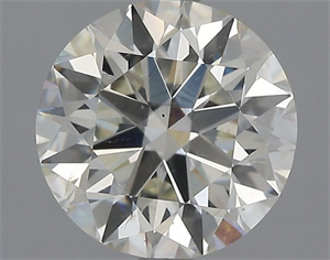 Picture of Natural Diamond 2.06 Carats, Round with Excellent Cut, J Color, SI1 Clarity and Certified by GIA