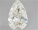 Natural Diamond 1.50 Carats, Pear with  Cut, K Color, VS1 Clarity and Certified by IGI