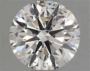 Picture of Natural Diamond 0.41 Carats, Round with Excellent Cut, J Color, SI2 Clarity and Certified by GIA