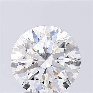 Picture of Natural Diamond 2.00 Carats, Round with Excellent Cut, F Color, VS2 Clarity and Certified by GIA