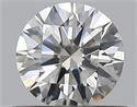 Natural Diamond 0.45 Carats, Round with Excellent Cut, H Color, SI1 Clarity and Certified by GIA