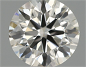 Natural Diamond 0.50 Carats, Round with Excellent Cut, I Color, VS1 Clarity and Certified by IGI