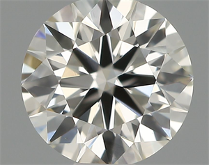 Picture of Natural Diamond 0.50 Carats, Round with Excellent Cut, I Color, VS1 Clarity and Certified by IGI