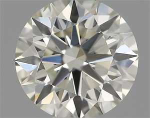 Picture of Natural Diamond 0.51 Carats, Round with Excellent Cut, I Color, VS2 Clarity and Certified by IGI