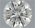 Natural Diamond 0.43 Carats, Round with Excellent Cut, I Color, VS1 Clarity and Certified by IGI